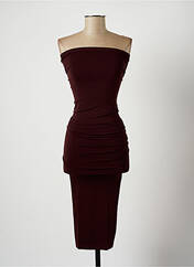 Robe longue marron WOLFORD pour femme seconde vue