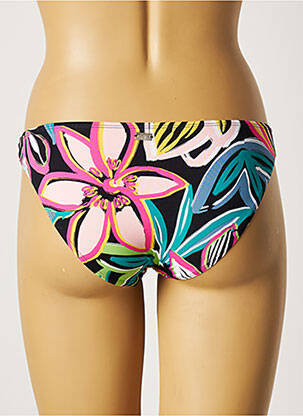 Bas de maillot de bain imprimé tie and dye culotte noir CHERRY BEACH femme