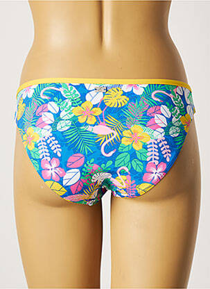 Bas de maillot de bain imprimé tie and dye culotte bleu CHERRY BEACH femme