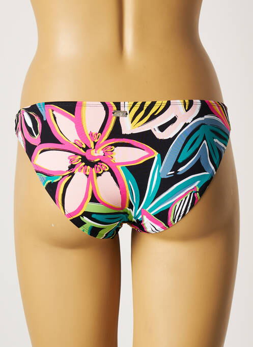 Bas de maillot de bain imprimé tie and dye culotte noir CHERRY BEACH femme