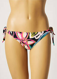 Bas de maillot de bain imprimé fleurs culotte rose CHERRY BEACH femme