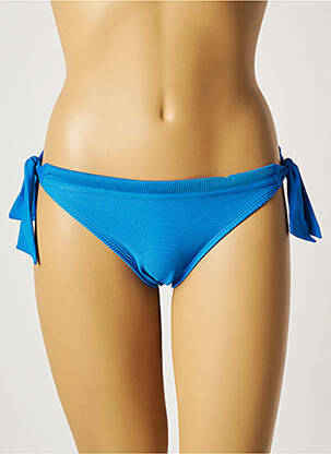 Bas de maillot de bain micro fibres culotte bleu CHERRY BEACH femme