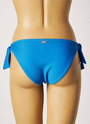 Bas de maillot de bain micro fibres culotte bleu CHERRY BEACH femme