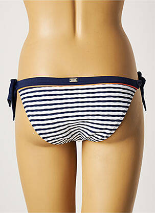 Bas de maillot de bain micro fibres culotte bleu CHERRY BEACH femme