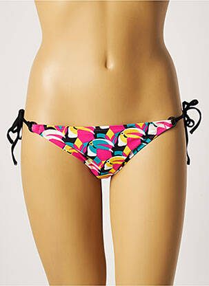Bas de maillot de bain imprimé fantaisie culotte rose CHERRY BEACH femme