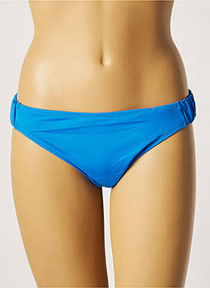 Bas de maillot de bain micro fibres culotte bleu CHERRY BEACH femme
