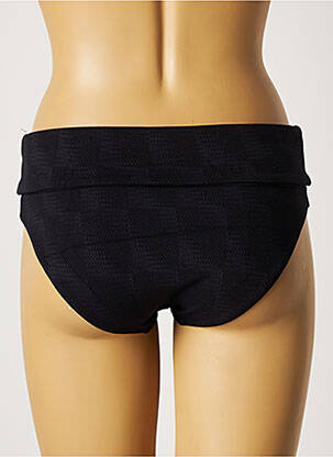 Bas de maillot de bain micro fibres culotte noir LOU femme