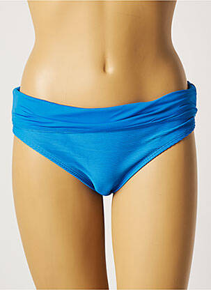 Bas de maillot de bain micro fibres culotte bleu CHERRY BEACH femme