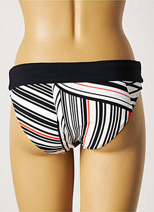 Bas de maillot de bain imprimé fantaisie culotte noir BELCOR femme