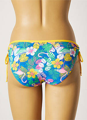 Bas de maillot de bain imprimé fleurs culotte jaune CHERRY BEACH femme