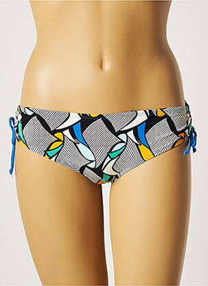 Bas de maillot de bain imprimé fantaisie culotte bleu BELCOR femme