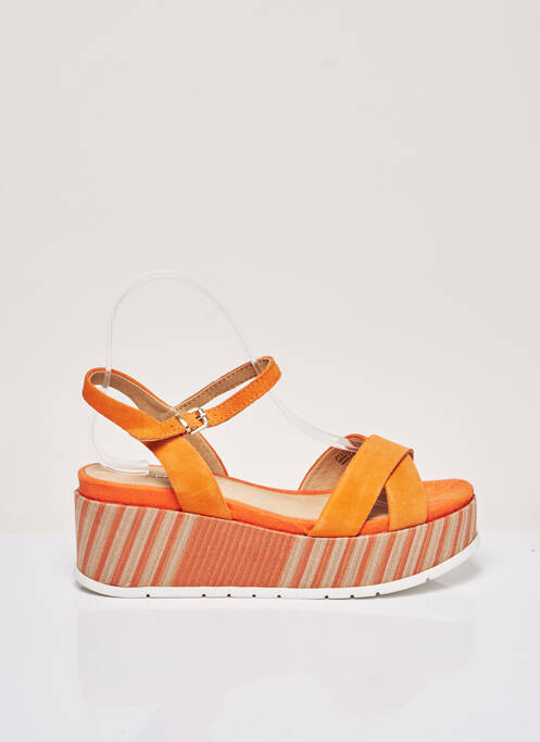 Sandales/Nu pieds orange MARCO TOZZI pour femme