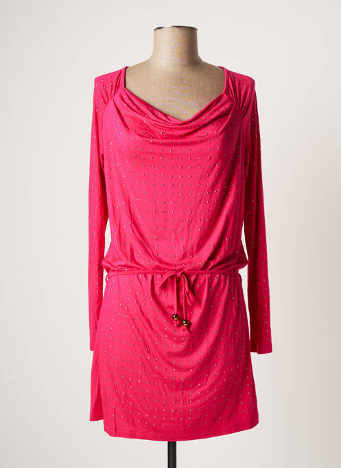 Robe courte rose CKS pour femme