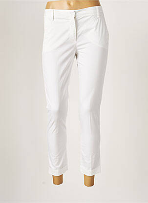 Pantalon droit blanc MANILA GRACE pour femme