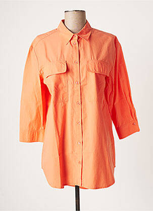 Tunique manches longues col chemisier orange BETTY BARCLAY femme