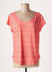 T-shirt orange TINTA STYLE pour femme seconde vue