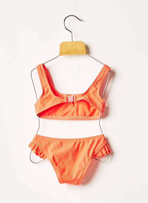 Maillot de bain 2 pièces orange KIWI fille