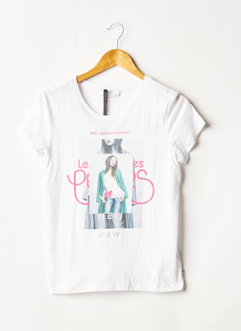 T-shirt blanc LE TEMPS DES CERISES pour fille