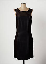 Robe mi-longue sans manche sans manche noir DIAMBRE femme
