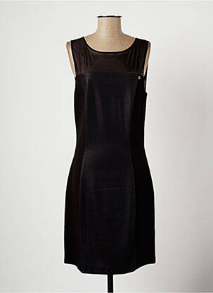 Robe mi-longue sans manche sans manche noir DIAMBRE femme