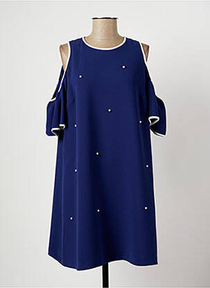 Robe mi-longue sans manche sans manche bleu MICHAELA LOUISA femme