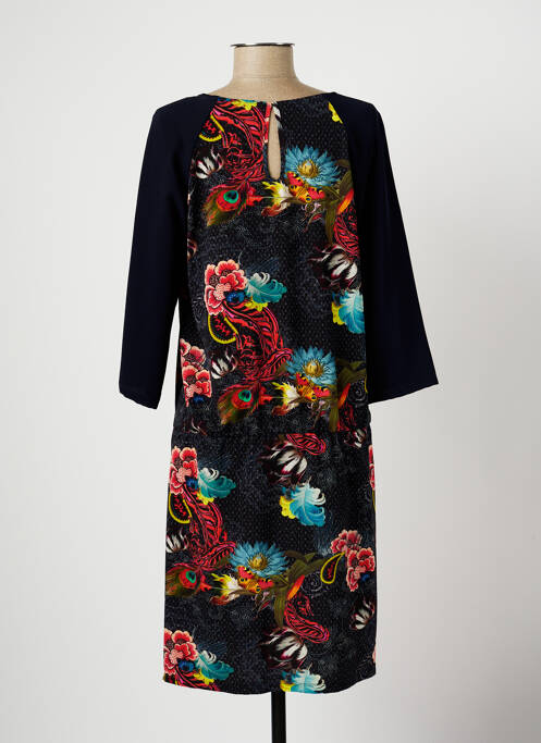 Robe mi-longue noir GARELLA pour femme