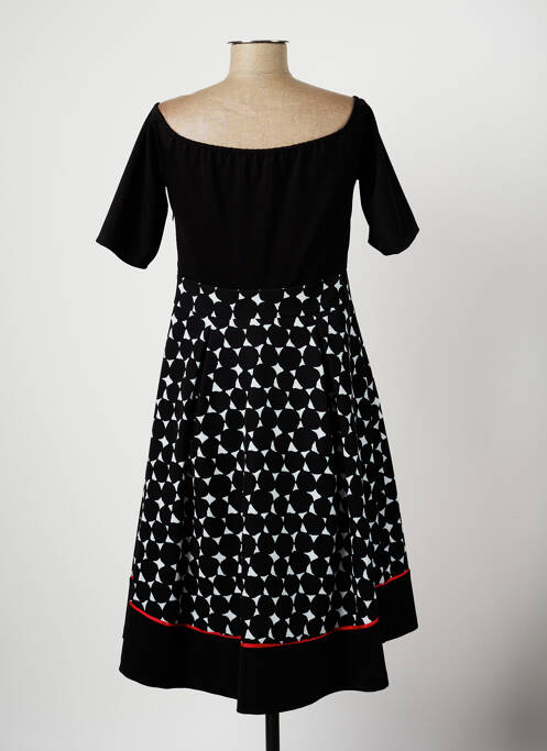 Robe mi-longue noir MICHAELA LOUISA pour femme