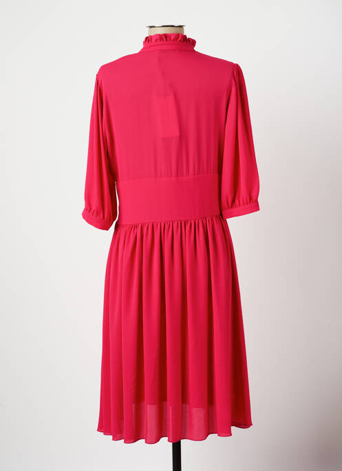 Robe mi-longue rose TWISTER pour femme