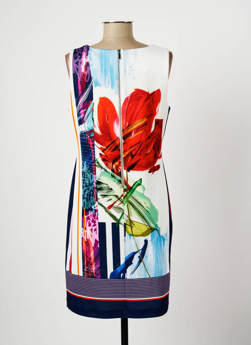 Robe mi-longue rouge BLEU D'AZUR pour femme