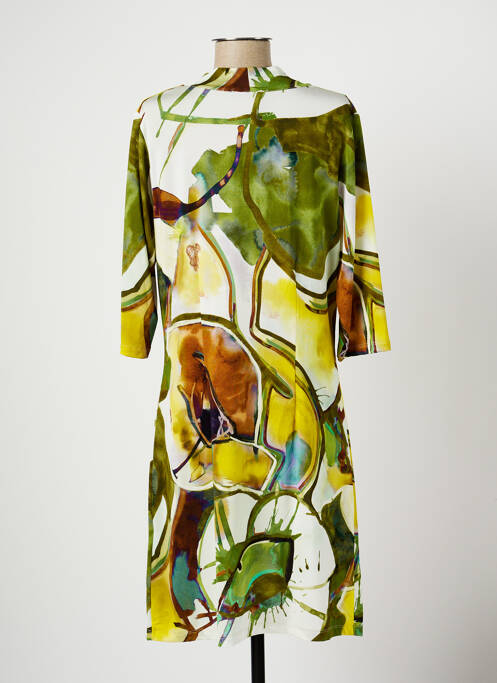 Robe mi-longue vert ELEONORA AMADEI pour femme