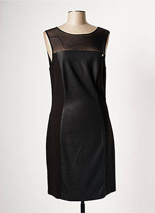 Robe mi-longue sans manche sans manche noir DIAMBRE femme