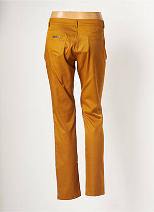 Pantalon droit taille normale taille normale marron BLEU BLANC ROUGE femme