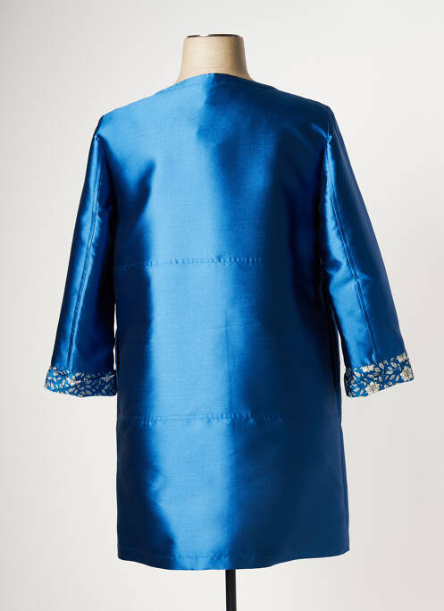 Veste casual bleu ELEONORA AMADEI pour femme