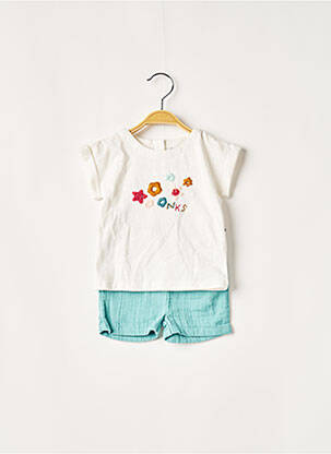 Ensemble short bleu NOUKIE'S fille