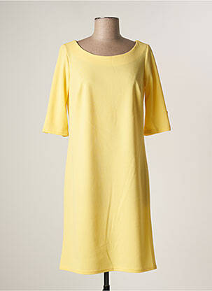 Robe courte jaune FILLE A SUIVRE pour femme