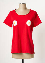 T-shirt rouge AMENAPIH pour femme seconde vue