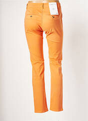Pantalon chino orange LAB DIP PARIS pour femme seconde vue