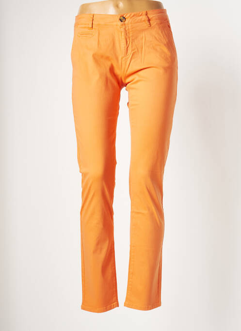 Pantalon chino orange LAB DIP PARIS pour femme