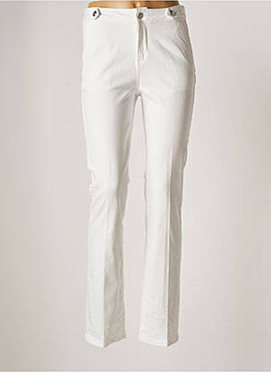 Jeans coupe slim blanc BEST MOUNTAIN pour femme