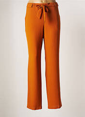 Pantalon droit orange TINTA STYLE pour femme seconde vue