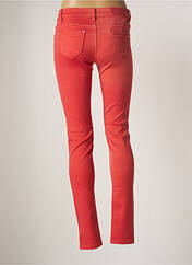 Pantalon slim orange SWY DENIM pour femme seconde vue