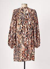 Robe mi-longue orange ICHI pour femme seconde vue
