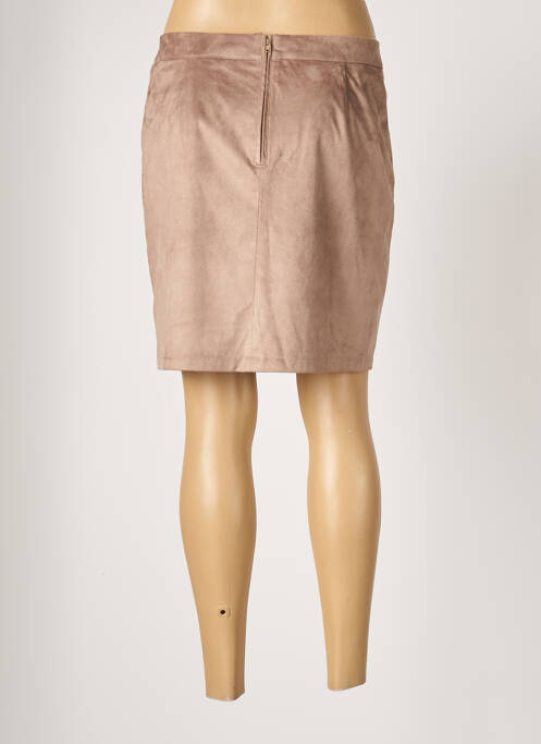 Jupe courte beige YAYA pour femme