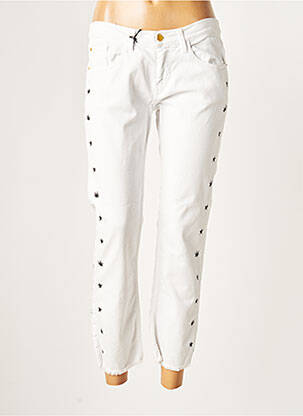 Pantalon 7/8 blanc BERENICE pour femme