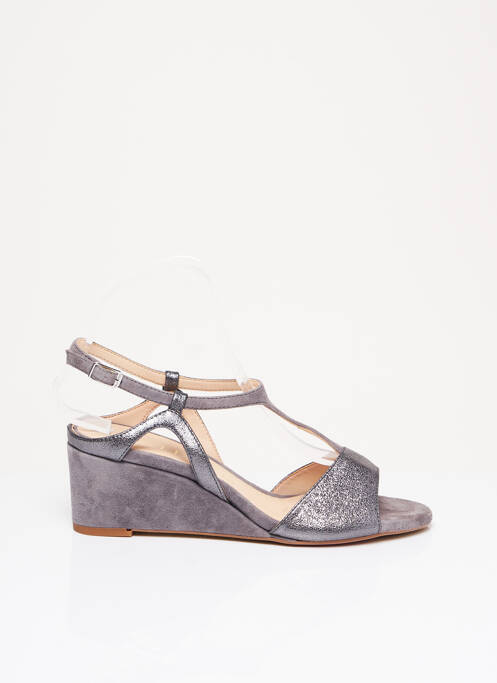 Sandales/Nu pieds gris UNISA pour femme