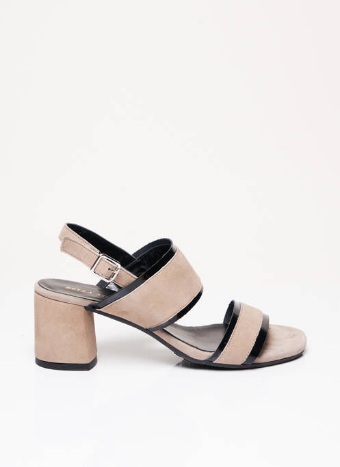 Sandales/Nu pieds gris BELLA STORIA pour femme