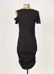 Robe mi-longue noir PIECES pour femme seconde vue