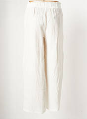 Pantalon droit blanc VERO MODA pour femme seconde vue