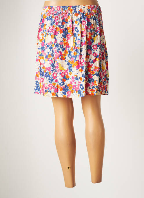 Jupe courte bleu PIECES pour femme