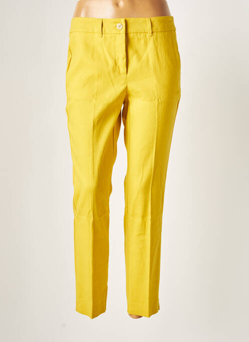 Pantalon chino jaune MARELLA pour femme